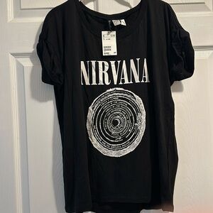 H&M Nirvana woman’s shirt. Brand new with tag